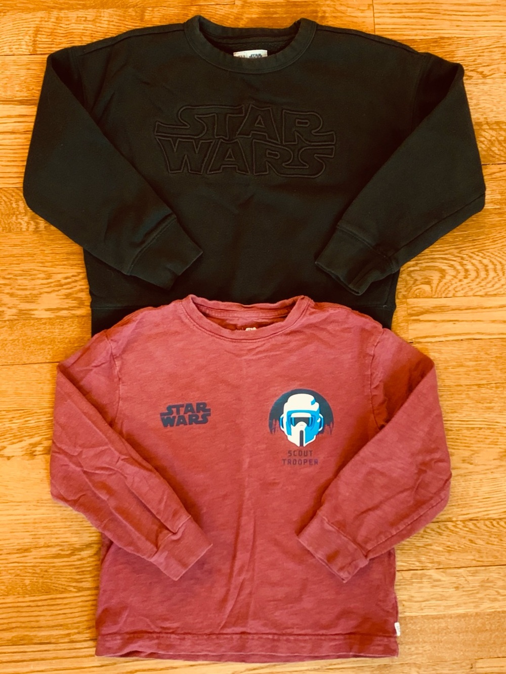 Boys Gap Kids Star Wars Bundle Size S (6/7) & Scout Trooper Long Sleeve Shirt